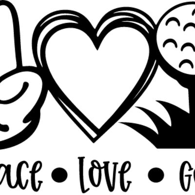 peace love golf Thumbnail